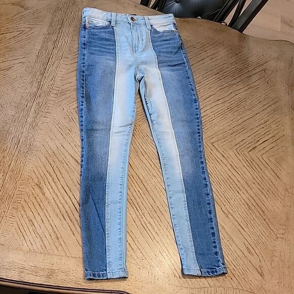 Kendall + Kylie size 26 two toned babe skinny jeans NWOT - Picture 3 of 12